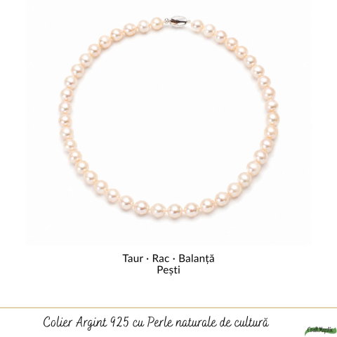 Colier Argint 925 cu Perle Naturale de Cultura – Eleganta si Feminitate Delicata [4]