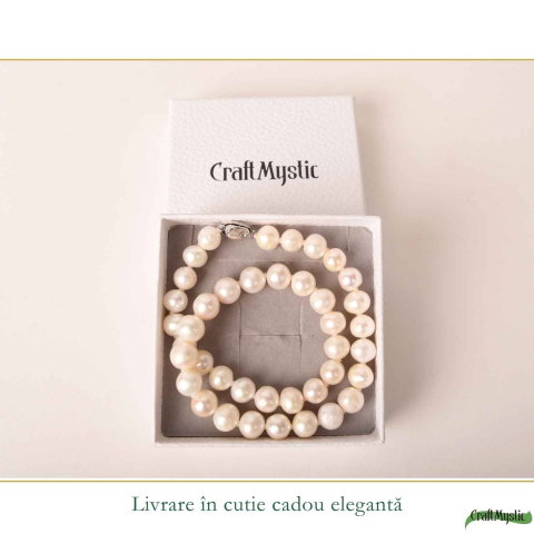 Colier Argint 925 cu Perle Naturale de Cultura – Eleganta si Feminitate Delicata [5]