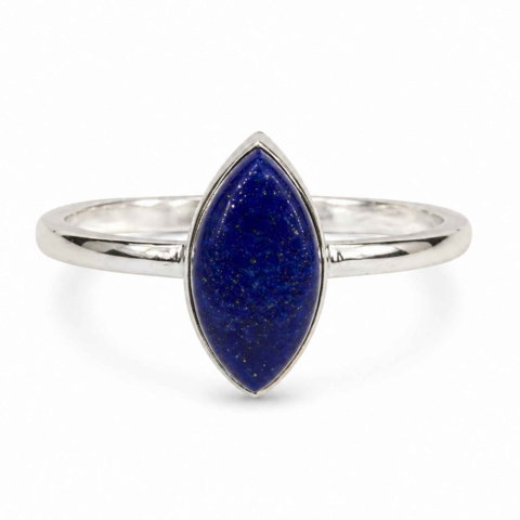Claritate Mentala si Focus - Inel argint 925 cu Lapis Lazuli delicat – claritate si eleganta fina