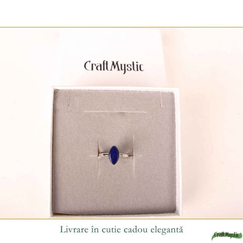 Inel argint 925 cu Lapis Lazuli delicat – claritate si eleganta fina [5]