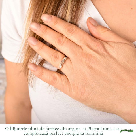 Inel Argint 925 Triplu cu Piatra Lunii Fatetata – Intuitie si Delicatete [1]