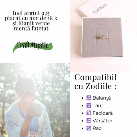 Inel argint 925 placat cu aur 18K si Opal Roz fatetat – Iubire, creativitate si echilibru [3]