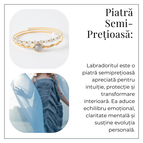 Intuitie si Transformare – Bratara din Labradorit Natural [5]