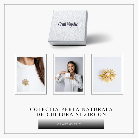 Brosa perla naturala – Un fulg stralucitor pentru momente speciale [7]