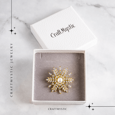 Brosa perla naturala – Un fulg stralucitor pentru momente speciale [8]