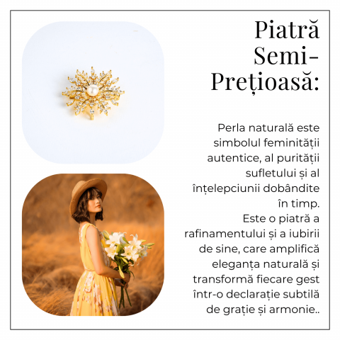 Brosa perla naturala – Un fulg stralucitor pentru momente speciale [4]