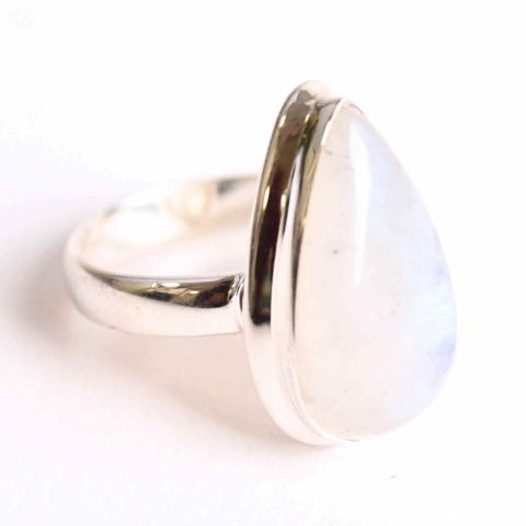 Rac - Inel cu Piatra Lunii si montura din Argint 925 – Intuitie Sporita si Echilibru Emotional