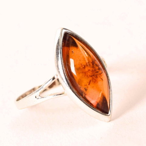 Inel cu Chihlimbar Natural in Montura de Argint 925 – Calmitate si Lumina [5]