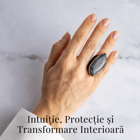 Talismanul Intuitiei – Inel Vintage cu Labradorit, Piatra Transformarii Interioare [1]