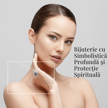 Inel argintiu ajustabil cu Agat natural, pentru echilibru si claritate [5]