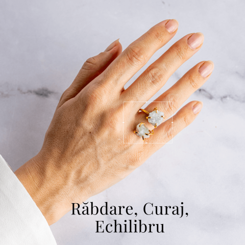 Claritate si Liniste – Inel cu Acvamarin, Piatra Rabdarii si Curajului [1]