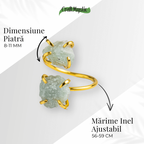 Claritate si Liniste – Inel cu Acvamarin, Piatra Rabdarii si Curajului [3]