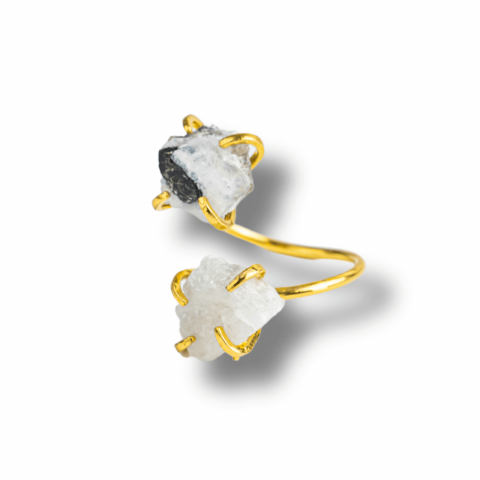 Inelul Intuitiei – Inel Auriu Reglabil cu Piatra Lunii [8]