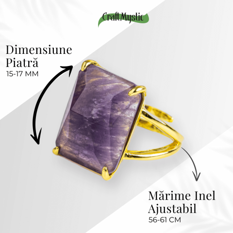 Conexiune Spirituala – Inel cu Ametist si Vibratie Inalta [3]