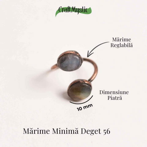 Inel reglabil cu dublu Labradorit – Protectie si echilibru energetic [3]