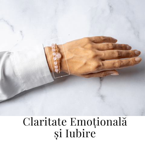 Iubire si Armonie – Bratara din Cuart Roz Natural [1]