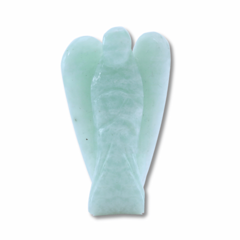 Îngeri și Simboluri Spirituale - Figurina Inger 55mm din Amazonit Sculptat Manual - Protectie si Liniste