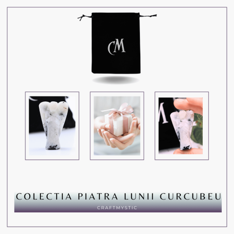 Figurina Inger 55mm din Piatra Lunii Curcubeu - Liniste si Armonie [5]