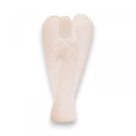 Rac - Inger de 55-60 mm Sculptat Manual din Piatra Naturala de Selenit-Protecție și Claritate Spirituală