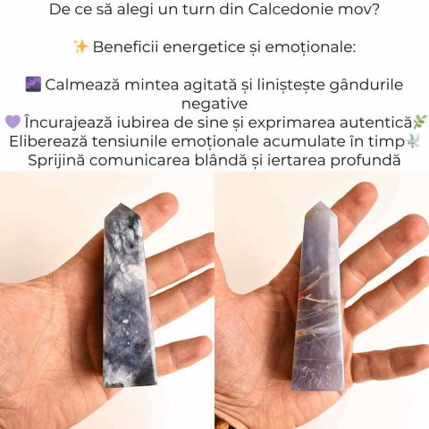 Turn din Calcedonie Mov – Claritate in ganduri, liniste in suflet [2]
