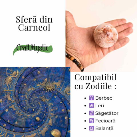 Sfera din Carneol – Curaj, Vitalitate si Echilibru [3]