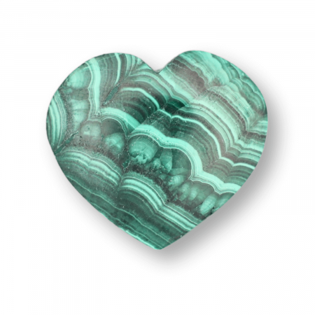 Inima de Malachit Natural 40mm - Puterea Vindecătoare la Îndemâna Ta [7]