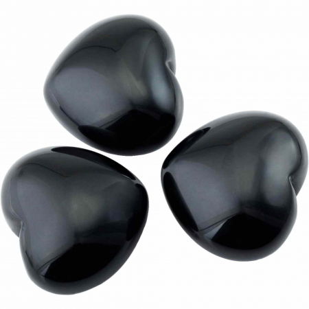 Inimioara cristal Obsidian Negru 4 cm - pentru protectie, stabilitate si armonie [4]
