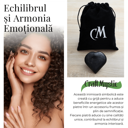 Inima Sculptata Manual de 50mm din Shungit Natural [5]