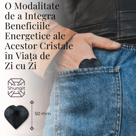 Inima Sculptata Manual de 50mm din Shungit Natural [2]