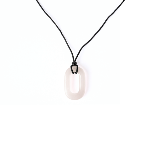 Iubire si Armonie – Colier Oval cu Cuart Roz Natural [8]