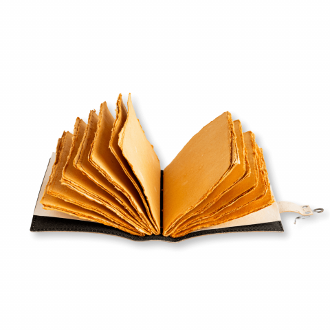 Jurnal Vintage maro cu Arborele Vietii si 7 Chakre - Piele Naturala [6]