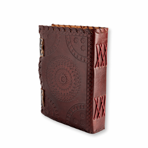 Jurnal Vintage Visiniu cu Cele 7 Pietre Chakre [7]