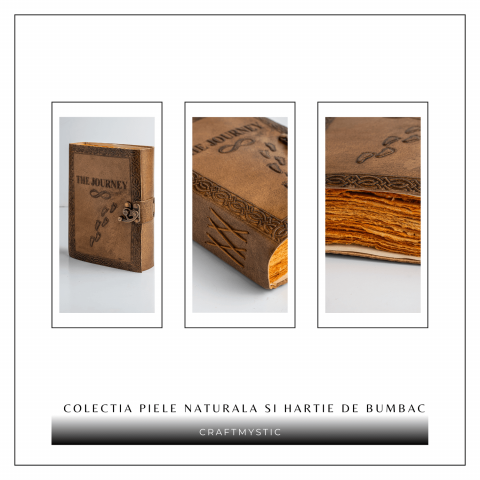 Calatoria Interioara – Jurnal din Piele Naturala si Hartie de Bumbac [8]