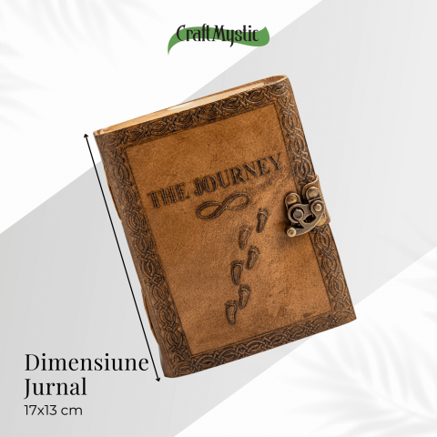 Calatoria Interioara – Jurnal din Piele Naturala si Hartie de Bumbac [2]