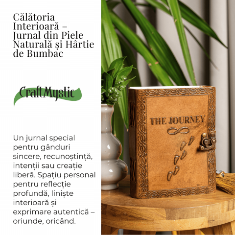 Calatoria Interioara – Jurnal din Piele Naturala si Hartie de Bumbac [3]