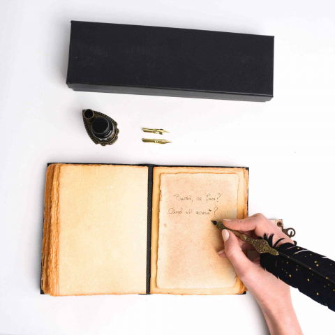 Set Stilou cu Pana - Caligrafie eleganta, cadoul perfect pentru orice ocazie [4]