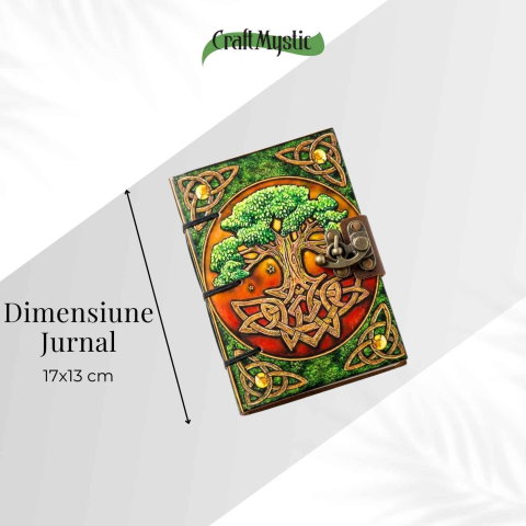 jurnal Copacul Vietii – Coperta Cartonata, Hârtie Cartonata – 17x13 cm [4]
