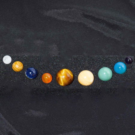 Set 9 planete in Sistemul Solar din pietre semipretioase – univers, stiinta, astrologie, meditatie [5]