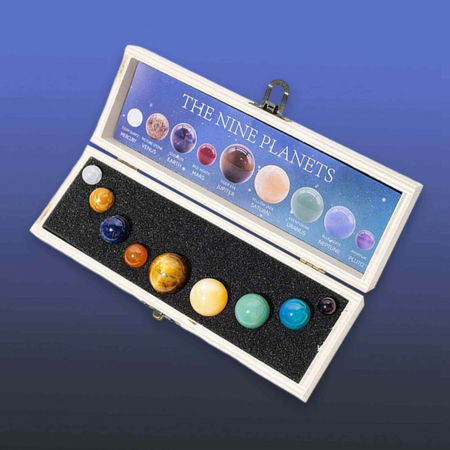 Set 9 planete in Sistemul Solar din pietre semipretioase – univers, stiinta, astrologie, meditatie [2]