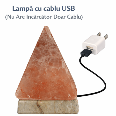 Lampa de Sare din Himalaya Piramidala – Protectie Energetica si Armonie Interioara [3]