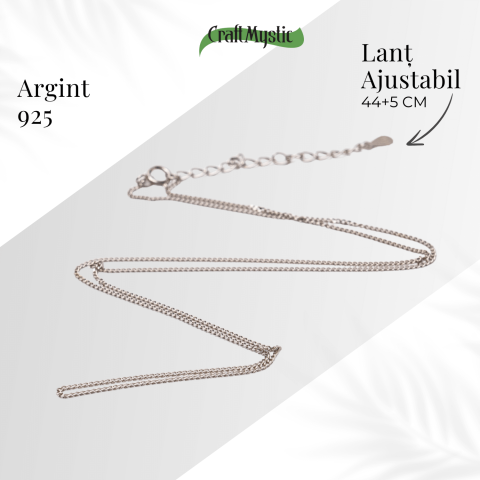 Lant din Argint 925 Reglabil – Eleganta Subtila si Versatilitate pentru Pandantive [4]