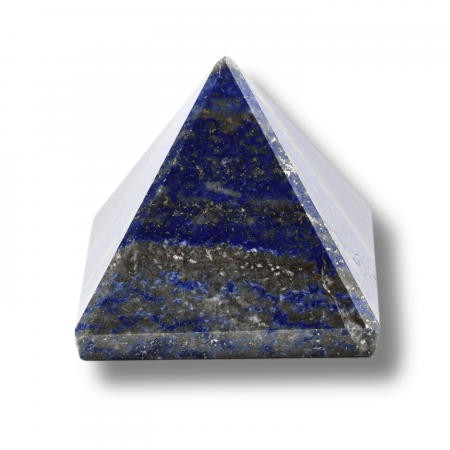 Piramida Sculptata Manual 60mm din Piatra Lapis Lazuli Naturala [7]