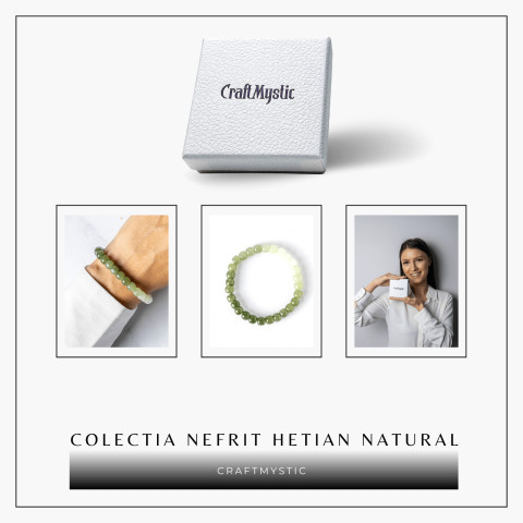Bratara Degradeu din Nefrit Hetian Natural – Vitalitate si Echilibru [7]