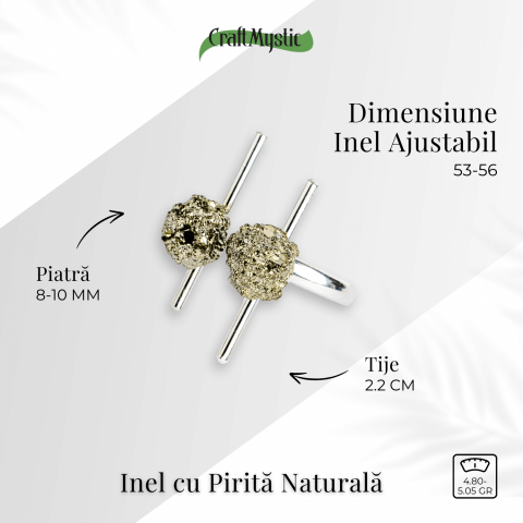 Inelul abilitatii si prosperitatii – Pirita naturala bruta [4]