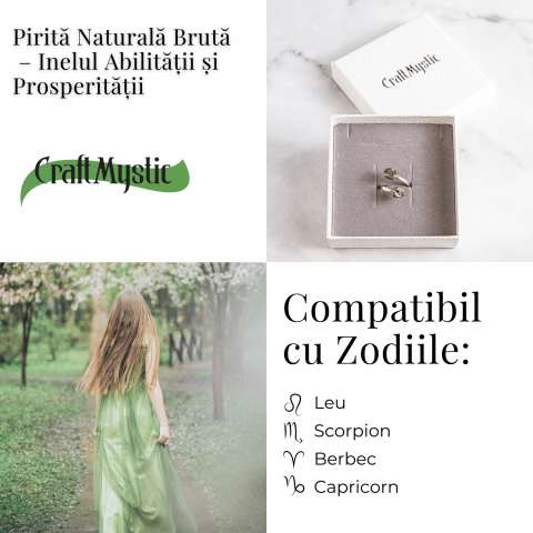 Inelul abilitatii si prosperitatii – Pirita naturala bruta [5]