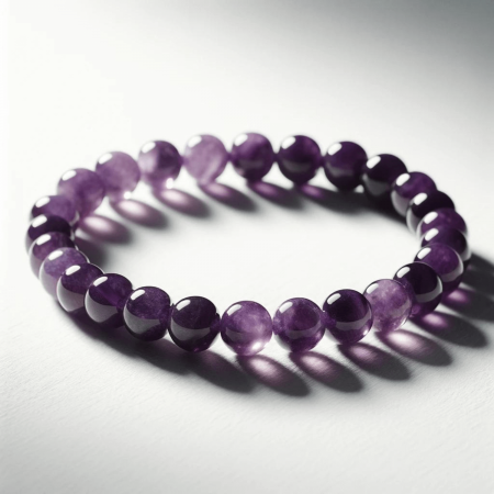 Bratara Elastica cu Margele Naturale de 6mm din Ametist [1]