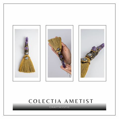 Maturica pentru curatare energetica – Varf Ametist natural [7]