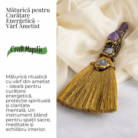 Maturica pentru curatare energetica – Varf Ametist natural [3]