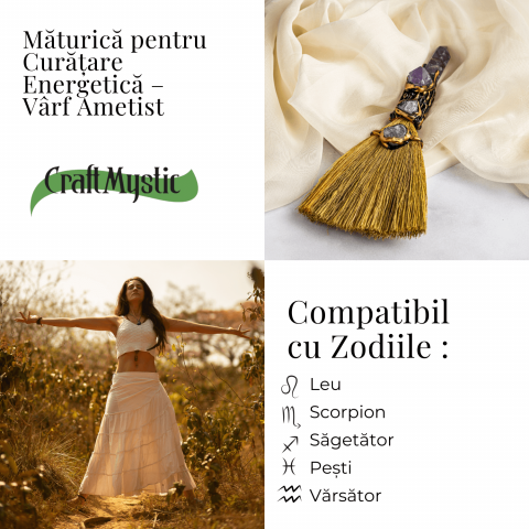 Maturica pentru curatare energetica – Varf Ametist natural [4]