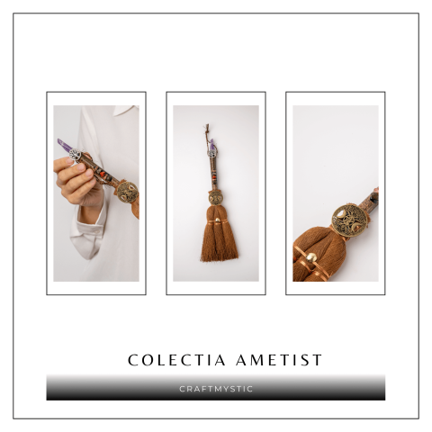 Maturica Energetica cu Ametist si Set Chakre – Purificare, Protectie si Armonie Sacra [7]